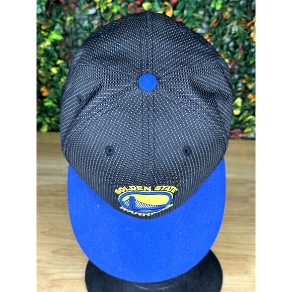 Golden State Warriors NBA New Era 9Fifty Snapback Cap Hat Black Blue Yellow - Picture 6 of 10